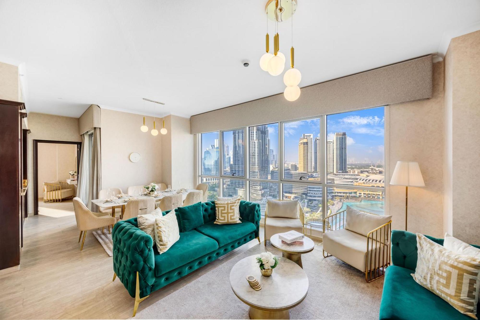 Durrani Homes - Grandiose 5Br Besides Dubai Mall With Burjkhalifa And Fountain View Eksteriør bilde
