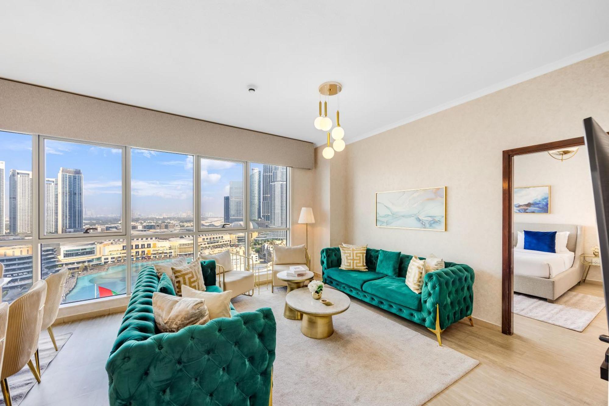 Durrani Homes - Grandiose 5Br Besides Dubai Mall With Burjkhalifa And Fountain View Eksteriør bilde