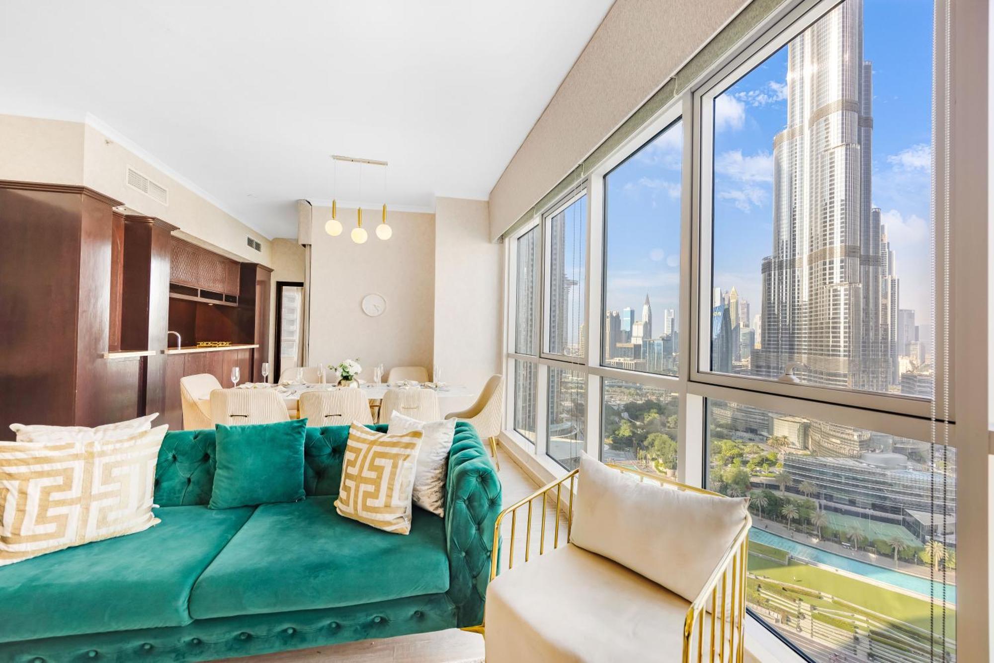 Durrani Homes - Grandiose 5Br Besides Dubai Mall With Burjkhalifa And Fountain View Eksteriør bilde